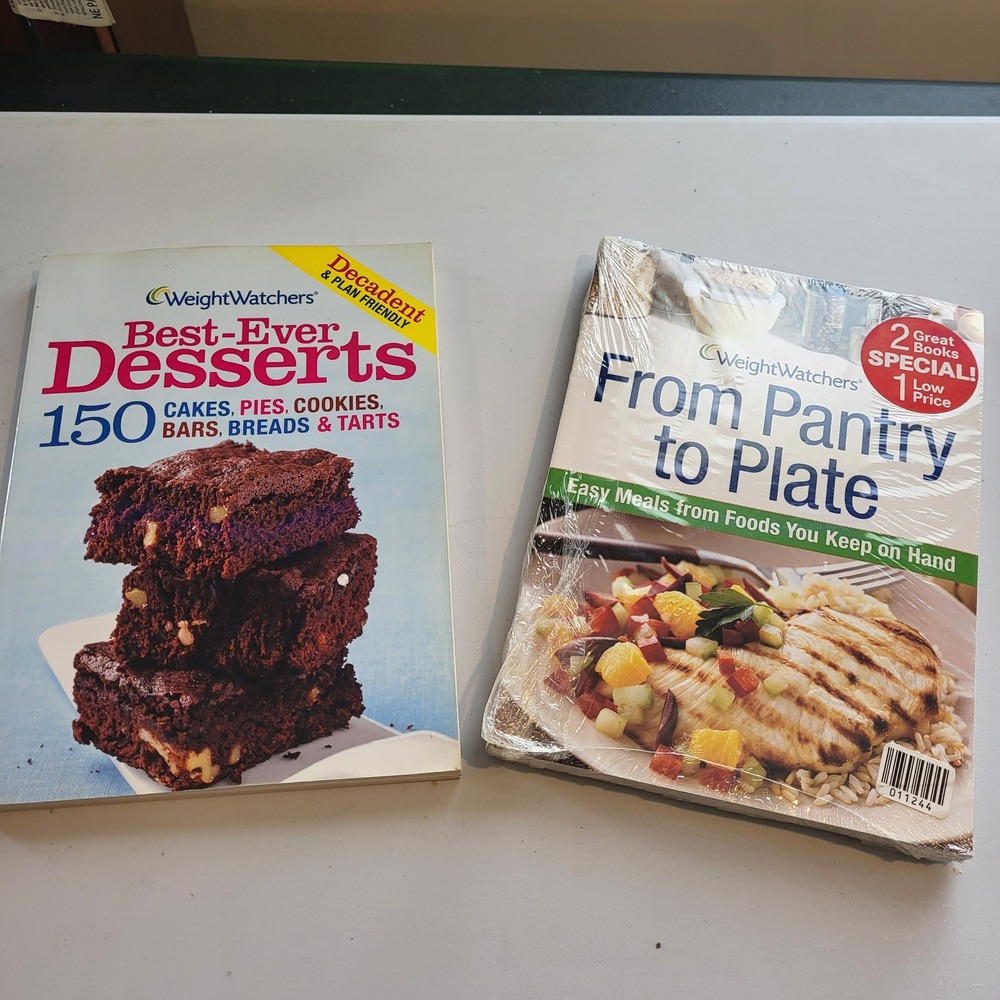 Weight Watchers Cookbook Lot 3 Books NEW Sealed +‎ Desserts Recipes Points